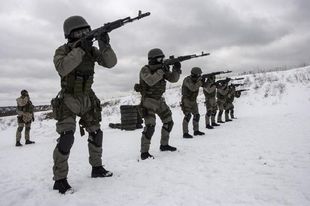 Výcvik speciálních jednotek na Kavkaze.