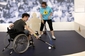 Zájemci si budou moct vyzkoušet vykonávat různé činnosti na vozíku. (FOTO: Archiv organizátorů výstavy)