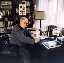 Jaroslav Seifert, nositel Nobelovy ceny za literaturu za rok 1984.