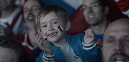 Snímek ze spotu na Mistrovství světa IIHF.