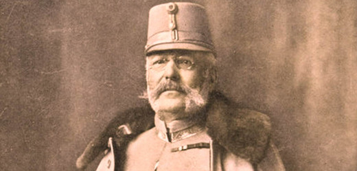 Arcivévoda Bedřich, velitel rakouských vojsk.