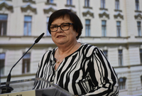 Ministryně spravedlnosti Marie Benešová (za ANO).