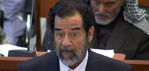 Bývalý irácký prezident Saddám Husajn (na snímku z roku 2005).