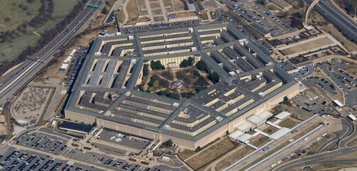 Pohled na budovu Pentagonu ve Washingtonu, kde sídlí ministerstvo obrany USA.